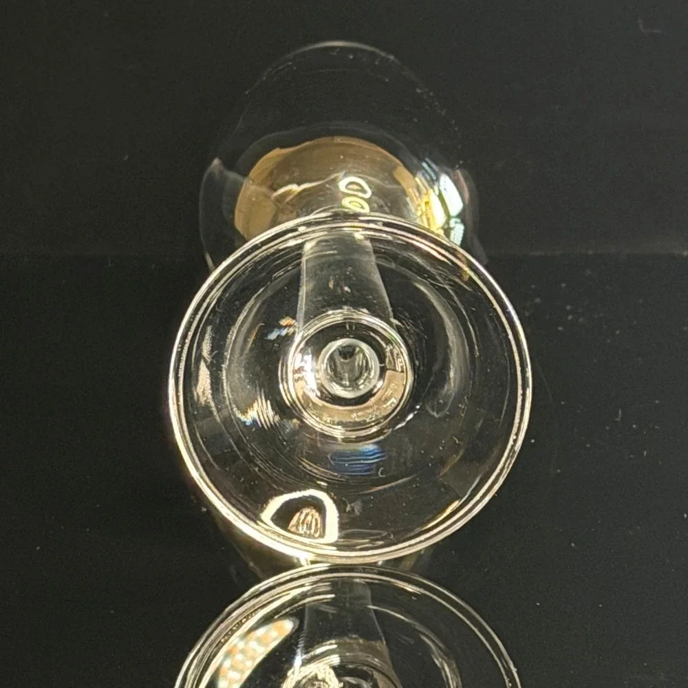 The Wine Savant Crystal Luster Radiance Champagne Flutes Rainbow Iridescent 4‎